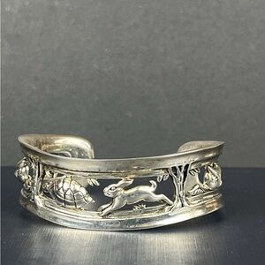 Barry Cord Kieselstein Cord Silver Animal Design Bracelet